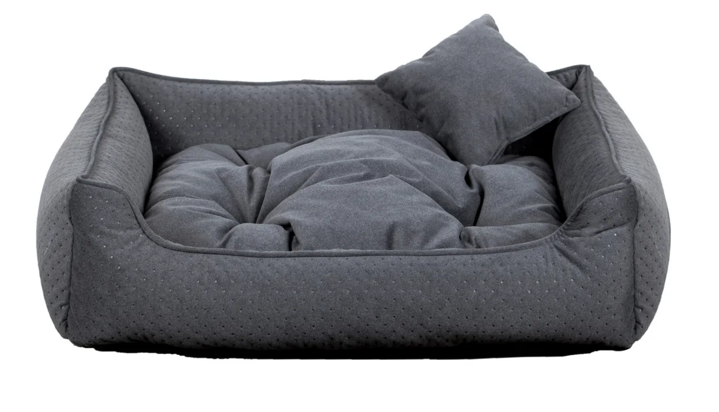 COMFY obdĺžnikový pelech pre psa, sivý - 80 cm x 65 cm